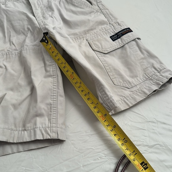 Gap vintage light stone khaki adjustable waist cargo shorts - Picture 6 of 9